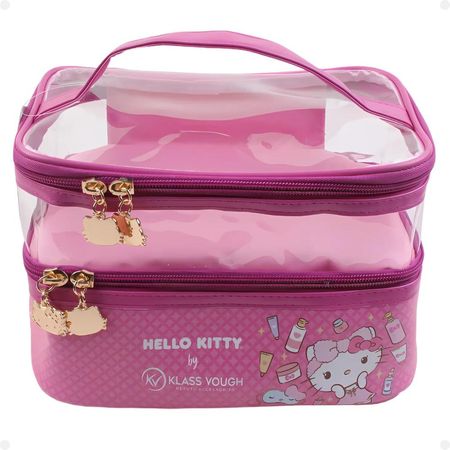 Necessaire-Organizadora-Transparente-Hello-Kitty-by-Klass-Vough-Rosa--4