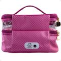 Necessaire Organizadora Transparente Hello Kitty by Klass Vough Rosa
