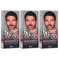 Kit Tonalizante Keraton Men Castanho Médio Kert com 3 un
