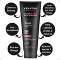 Máscara Intensificadora Keraton Kert Shine Mask Preto 240g
