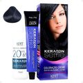 Coloração Creme Kert Keraton Selfie 2.0 Preto Azulado