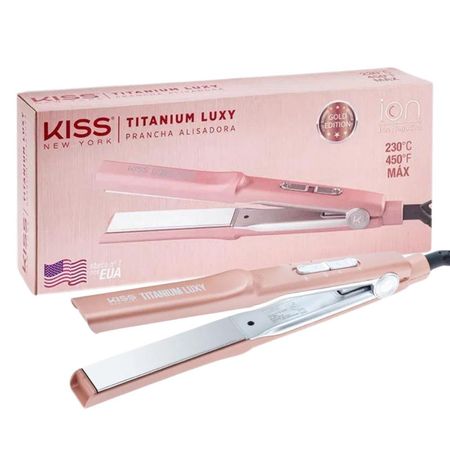 Prancha-Alisadora-Kiss-New-York-Gold-Edition-Titanium-Luxy-230°c-Bivolt--2