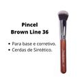 Pincel Klass Vough Brown Line Para Base e Corretivo 36
