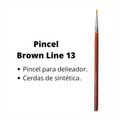 Pincel Klass Vough Brown Line Para Delineador 13