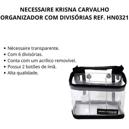 Necessaire-Klass-Vough-Krisna-Carvalho-Organizador-Com-Divisórias-Ref.-Hn0321--2