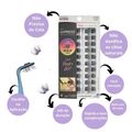 Kit Pinça + Refil Cílios Autocolantes Kiss New York Impress Wispy C/ 30 Tufos Ilm01