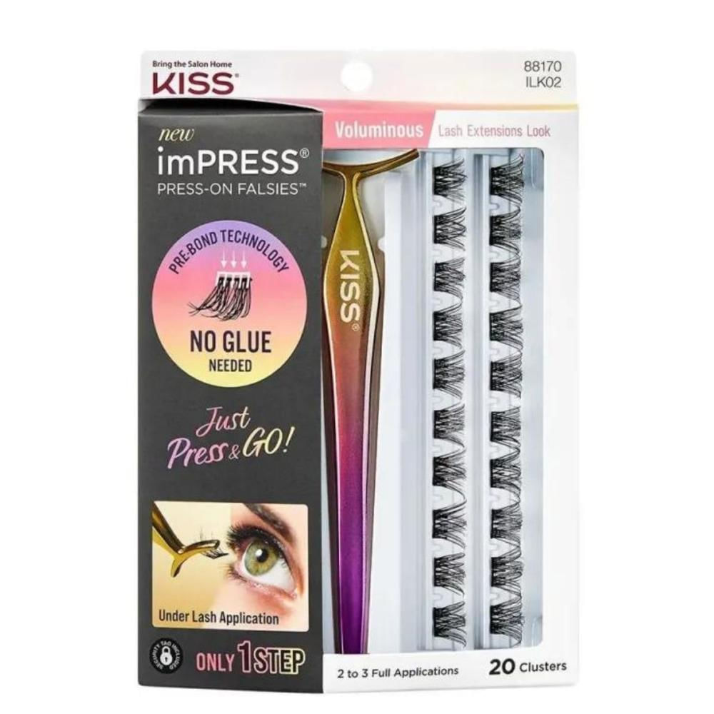 Cílios Autocolantes Kiss New York Impress Voluminous Ilk02