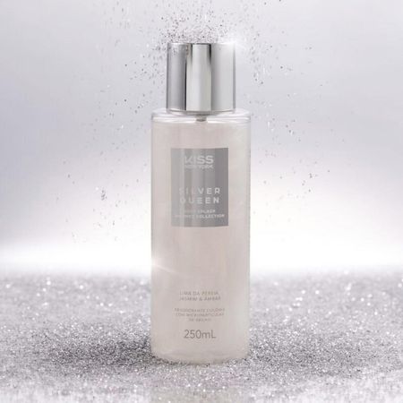 Body-Splash-Kiss-New-York-Shimmer-Collection-Silver-Queen-Lima-da-Pérsia,-Jasmim-e-Ambar-250ml--3