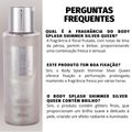 Body Splash Kiss New York Shimmer Collection Silver Queen Lima da Pérsia, Jasmim e Ambar 250ml