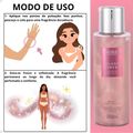 Body Splash Kiss New York Shimmer Collection Blush Princess Morango, Coco e Baunilha 250ml
