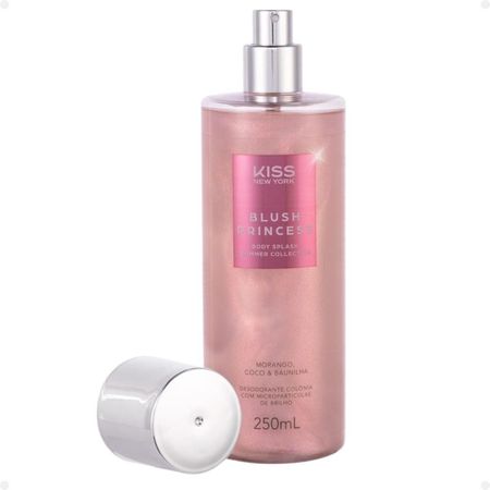 Body-Splash-Kiss-New-York-Shimmer-Collection-Blush-Princess-Morango,-Coco-e-Baunilha-250ml--1