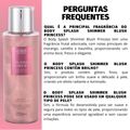 Body Splash Kiss New York Shimmer Collection Blush Princess Morango, Coco e Baunilha 250ml