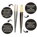 Kit Pinça Reta Tw-048fhqh + Chanfrada TW-048HQH Klass Vough