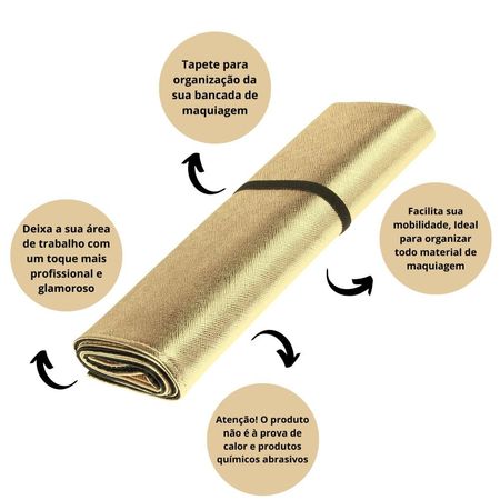 Tapete-de-Maquiagem-Klass-Vough-Dourado-Ref:-Mkm-02--2