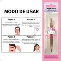 Pinça Dourada Hello Kitty By Klass Vough Ponta Reta Twhk-01