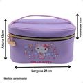 Necessaire Organizadora Hello Kitty by Klass Vough Lilás Kchk-05l