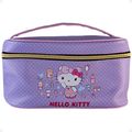 Necessaire Organizadora Hello Kitty by Klass Vough Lilás Kchk-05l