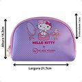 Necessaire Organizadora Hello Kitty by Klass Vough Estampada Lilás Kchk-02l