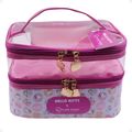 Necessaire Organizadora Transparente Hello Kitty by Klass Vough Estampada Kchk-01r