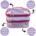 Necessaire Organizadora Transparente Hello Kitty by Klass Vough Lilás Kchk-01l