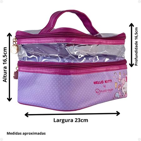 Necessaire-Organizadora-Transparente-Hello-Kitty-by-Klass-Vough-Lilás-Kchk-01l--4