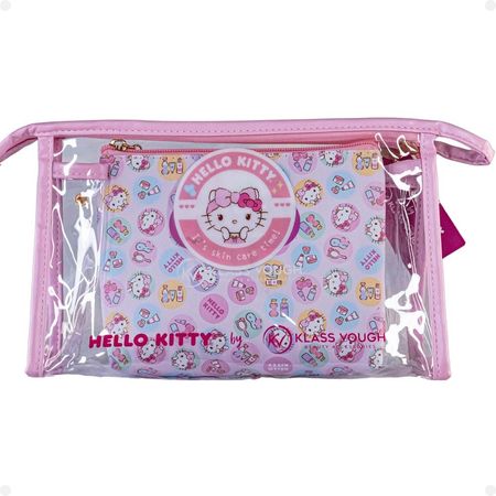 Kit-Hello-Kitty-by-Klass-Vough:-1-Necessaire-Transparente-e-1-Estampada-Kchk-03r--1