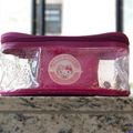 Necessaire Retangular Transparente Hello Kitty by Klass Vough Rosa Kchk-07