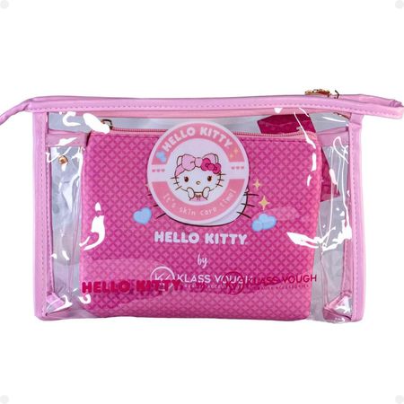 Kit-Hello-Kitty-by-Klass-Vough:-1-Necessaire-Transparente-e-1-Estampada-Kchk-03p--1