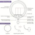 Ring Light Mesa Klass Vough Kv Table Ref. Rl-0003