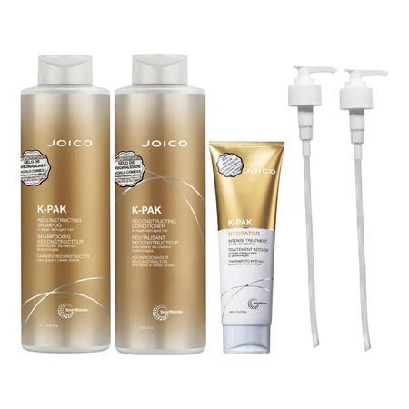 Kit-Joico-K-Pak---Shampoo-1L-+-Condicionador-1L-+-Máscara-Hydrator-250ml-+-Válvula-Pump--1