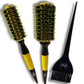 RIÈ Salon Pro Kit 2 Escovas Extreme Professional Tourmaline 47mm, 64mm + Pincel