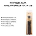 Kit Pincel Para Maquiagem Rubys Csn C/5