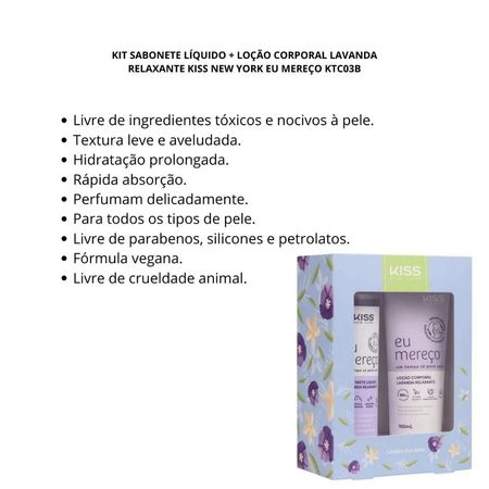 Kit-Sabonete-Líquido-+-Loção-Corporal-Lavanda-Relaxante-Kiss-New-York-Eu-Mereço-Ktc03b--2