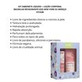 Kit Sabonete Líquido + Loção Corporal Baunilha Revigorante Kiss New York Eu Mereço Ktc02b