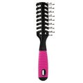 Escova Ventilada Ricca Black & Pink