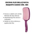 Escova Flex Belliz Ricca Raquete Cassis