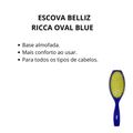 Escova Belliz Ricca Oval Blue