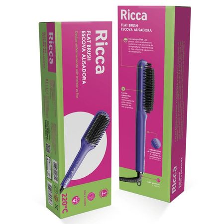 Escova-Alisadora-Ricca-Flat-Brush-4-Temperaturas-Bivolt--6