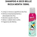 Shampoo A Seco Belliz Ricca Menta 150ml
