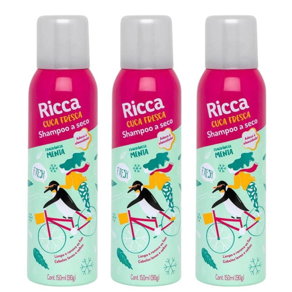 KIt Shampoo A Seco Belliz Ricca Menta