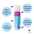 Kit Shampoo A Seco Ricca Refresh Me Menta