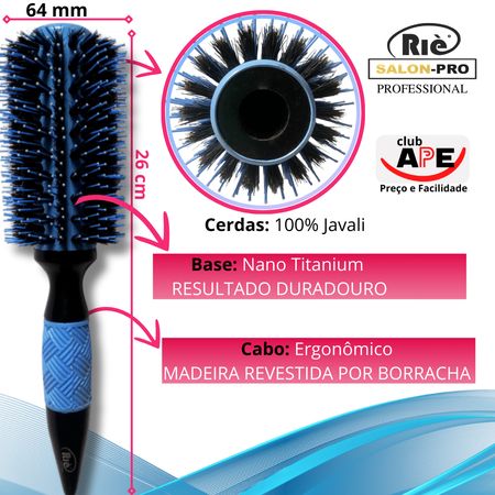 RIÈ-Salon-Pro-Kit-2-Escova-Super-Ceramic-Nano-Titanium--57mm,-64mm-+1-Pente--7