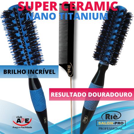 RIÈ-Salon-Pro-Kit-2Escova-Super-Ceramic-Nano-Titanium---47mm,-57mm-+1-Pente--7