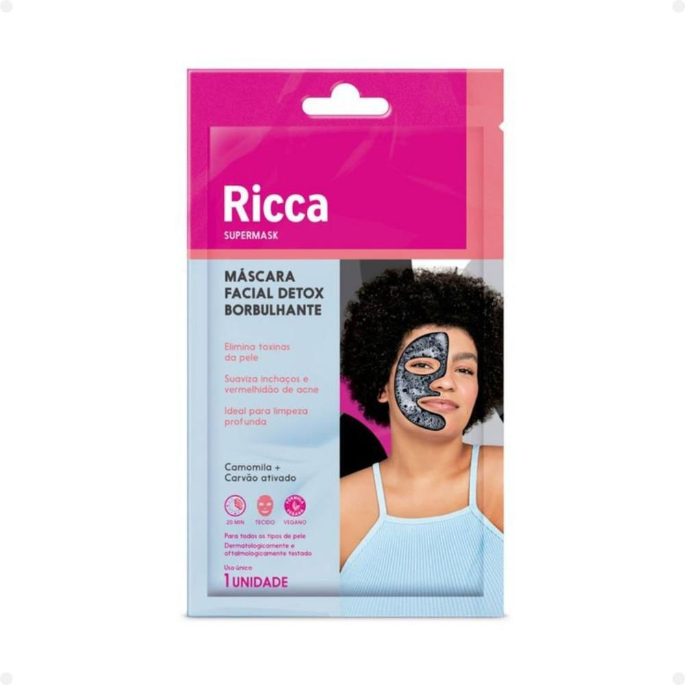 Ricca Máscara Facial Supermask Detox Borbulhante
