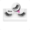 Kit Cílios Postiços + Cola Branca Ricca Belliz Fox Eyes Glow Cat Vol:3 Médio Cód.2694