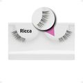 Kit Cílios Postiços + Cola Branca Ricca Belliz Cat Eyes Charm Vol:1 Curto