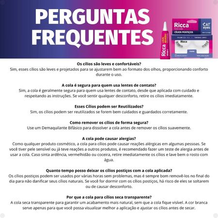 Kit-Cílios-Postiços-+-Cola-Branca-Ricca-Belliz-Cat-Eyes-Charm-Vol:1-Curto--6