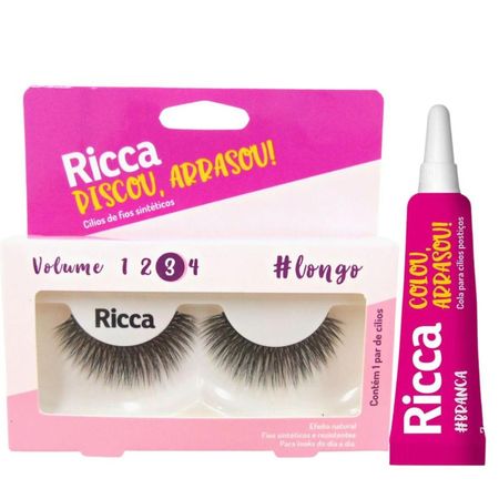 Kit-Cílios-Postiços-+-Cola-Branca-Ricca-Belliz-Piscou,arrasou-Vol:3-Longo--1