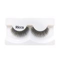 Kit Cílios Postiços + Cola Branca Ricca Belliz Piscou,arrasou Vol:3 Longo
