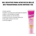 Gel Secativo Para Acne Ricca Belliz Bio Transforma Acne Defense 15g